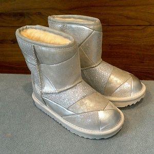 classic short ii metallic patchwork boot